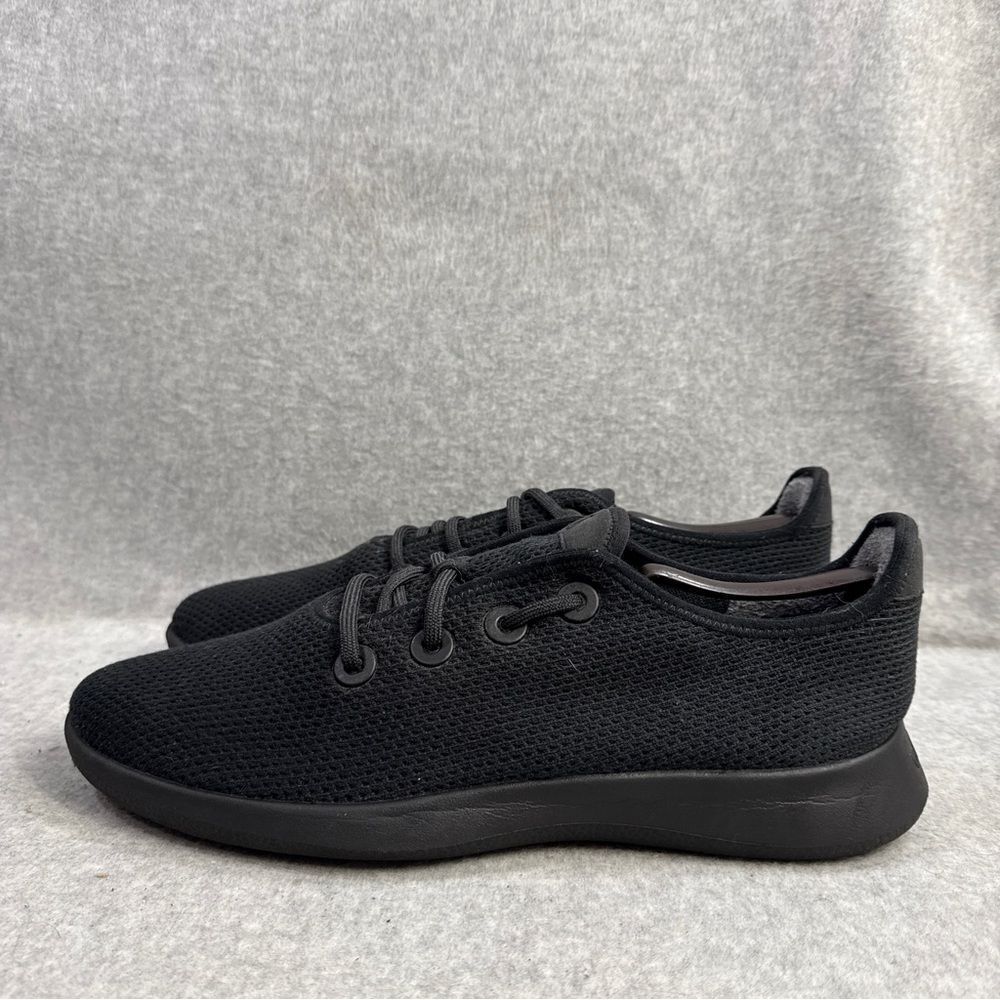 Allbirds Shoes Mens Size 12 Tree Runners TR Black Low Top Comfy Casual Sneakers